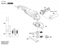 Bosch 3 601 H30 B00 Gws 11-125 Cih Angle Grinder 230 V / Eu Spare Parts